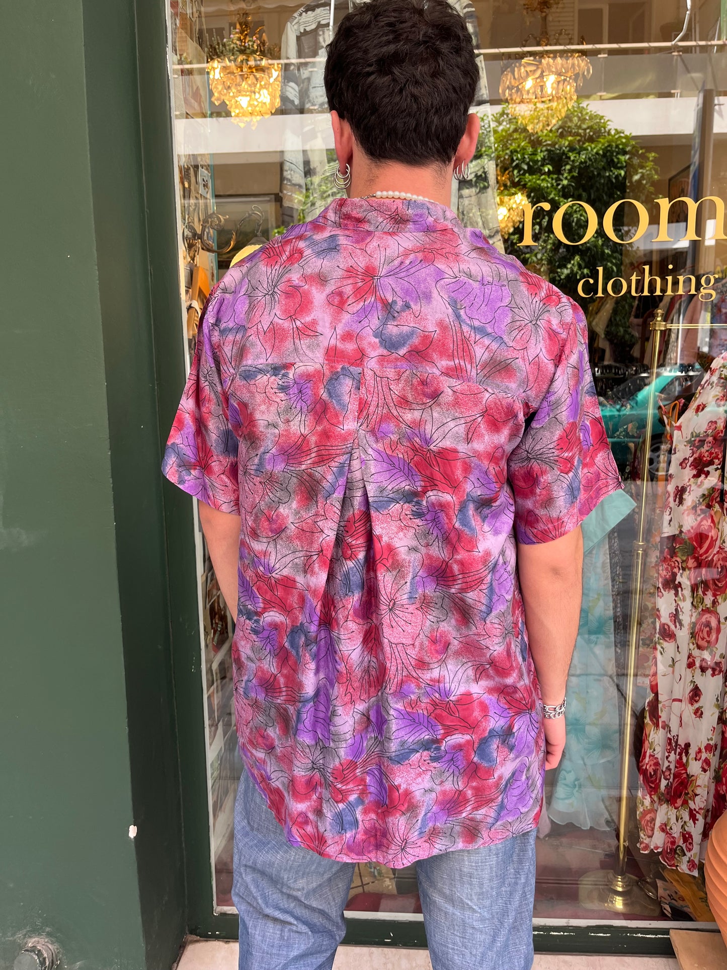 Floral shirt L