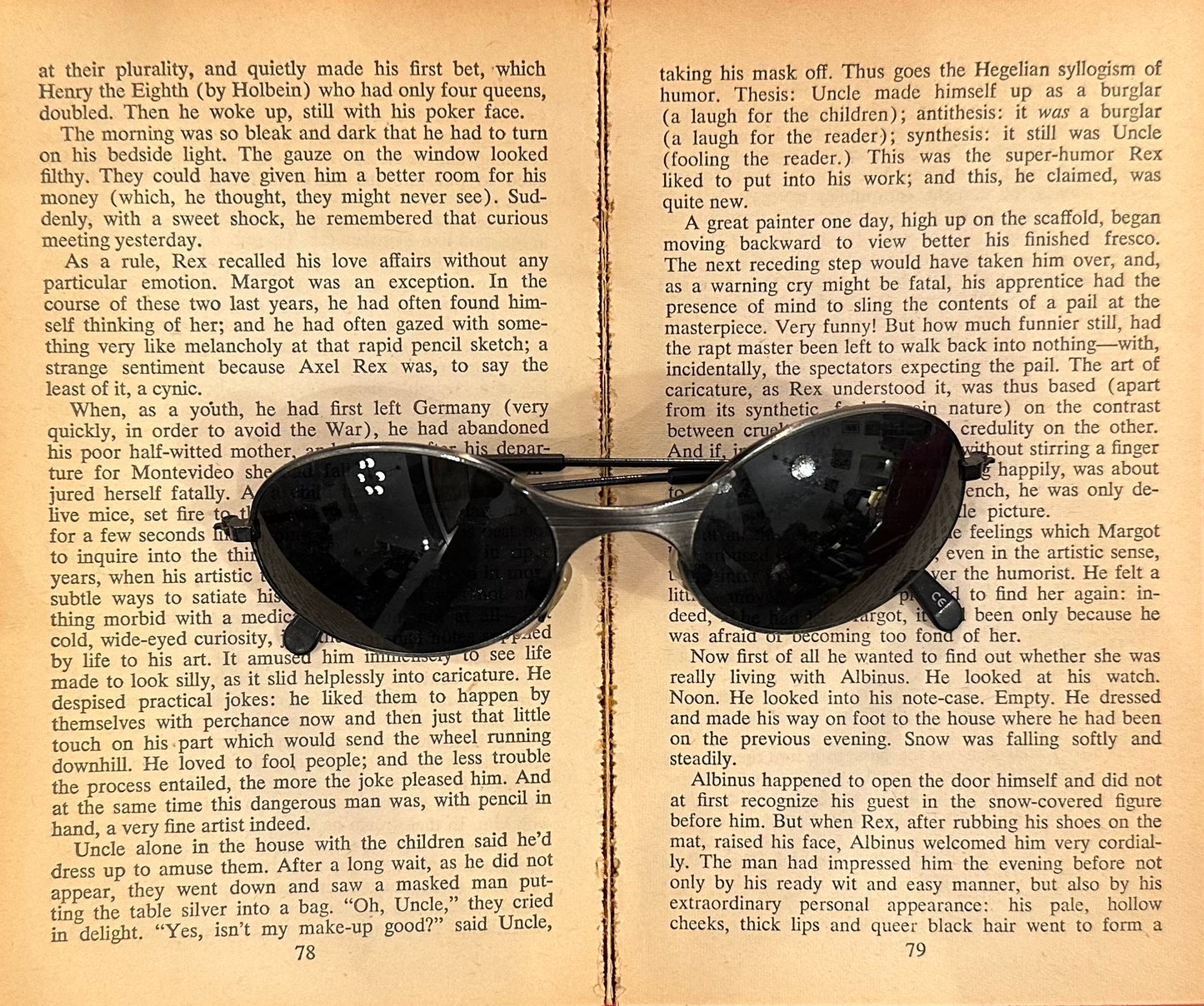 Vintage Black Sunglasses