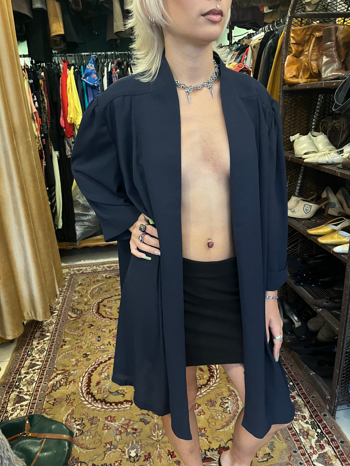 Navy Blue Shirt
