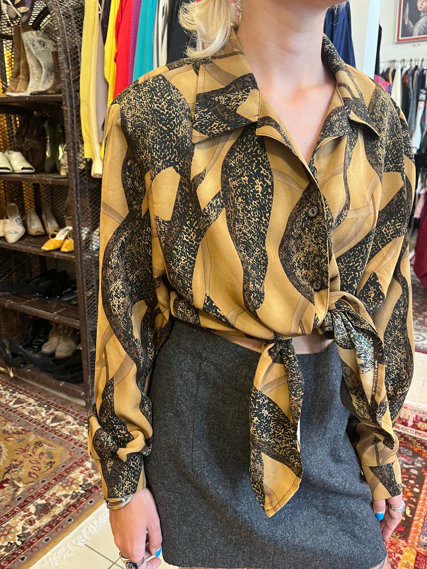 Vintage 70s button up shirt