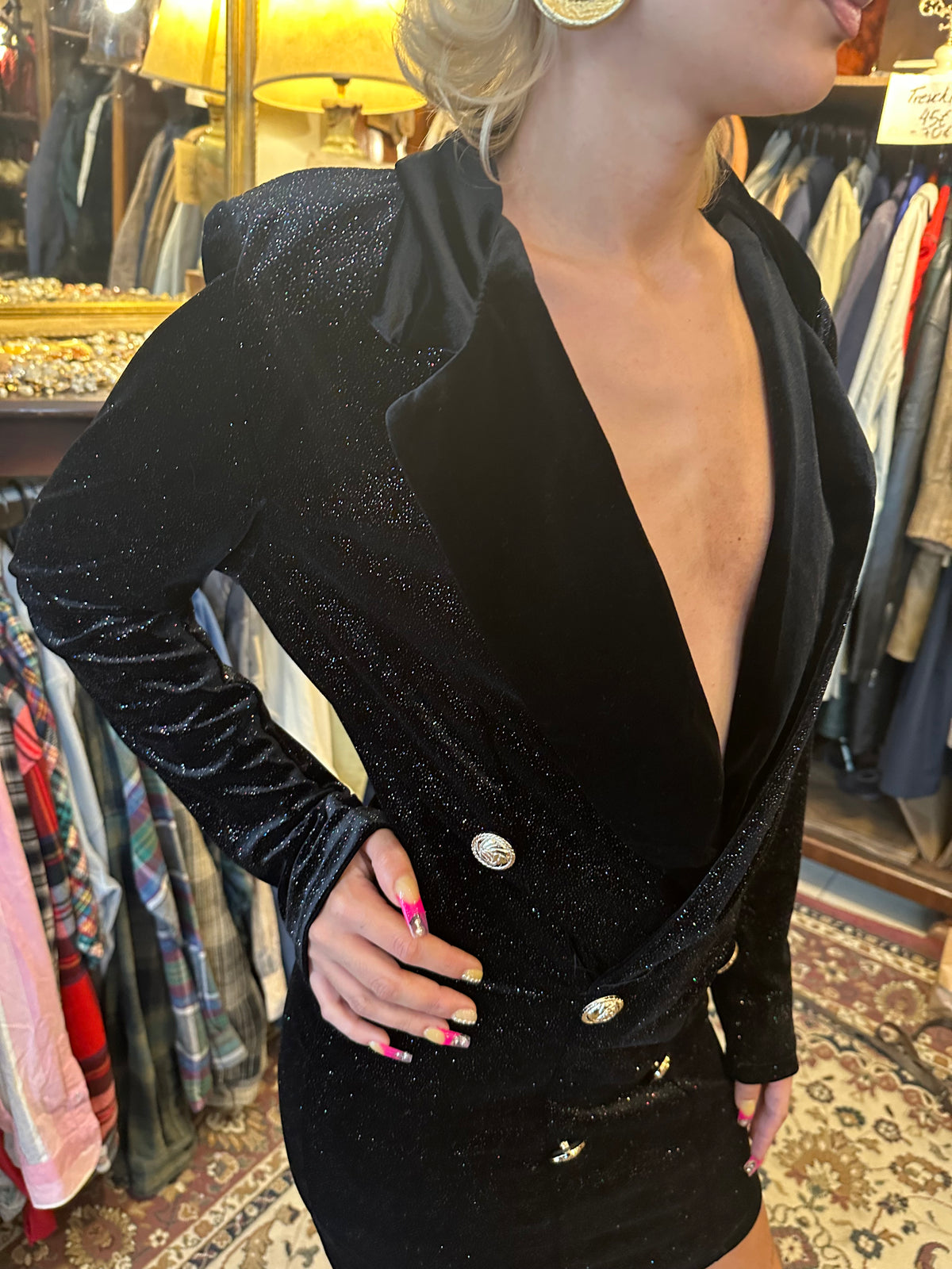 Black Velvet Dress