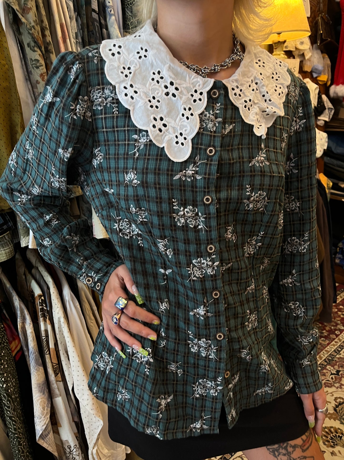 Vintage collared button up shirt