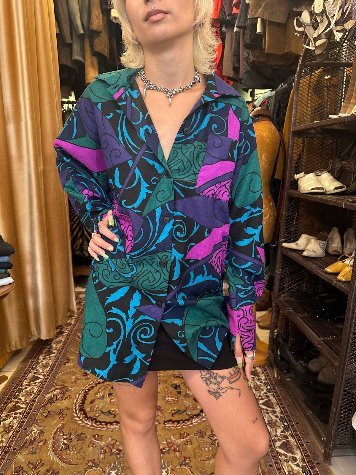 Vintage Patterned Shirt