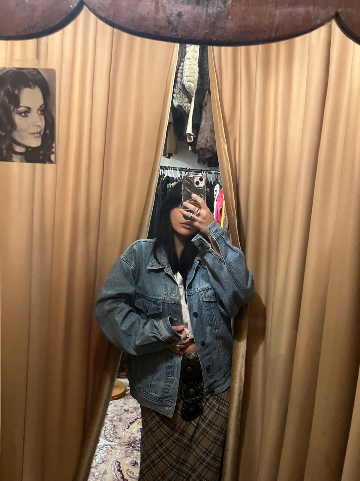 90s light wash denim jacket in oversized fit