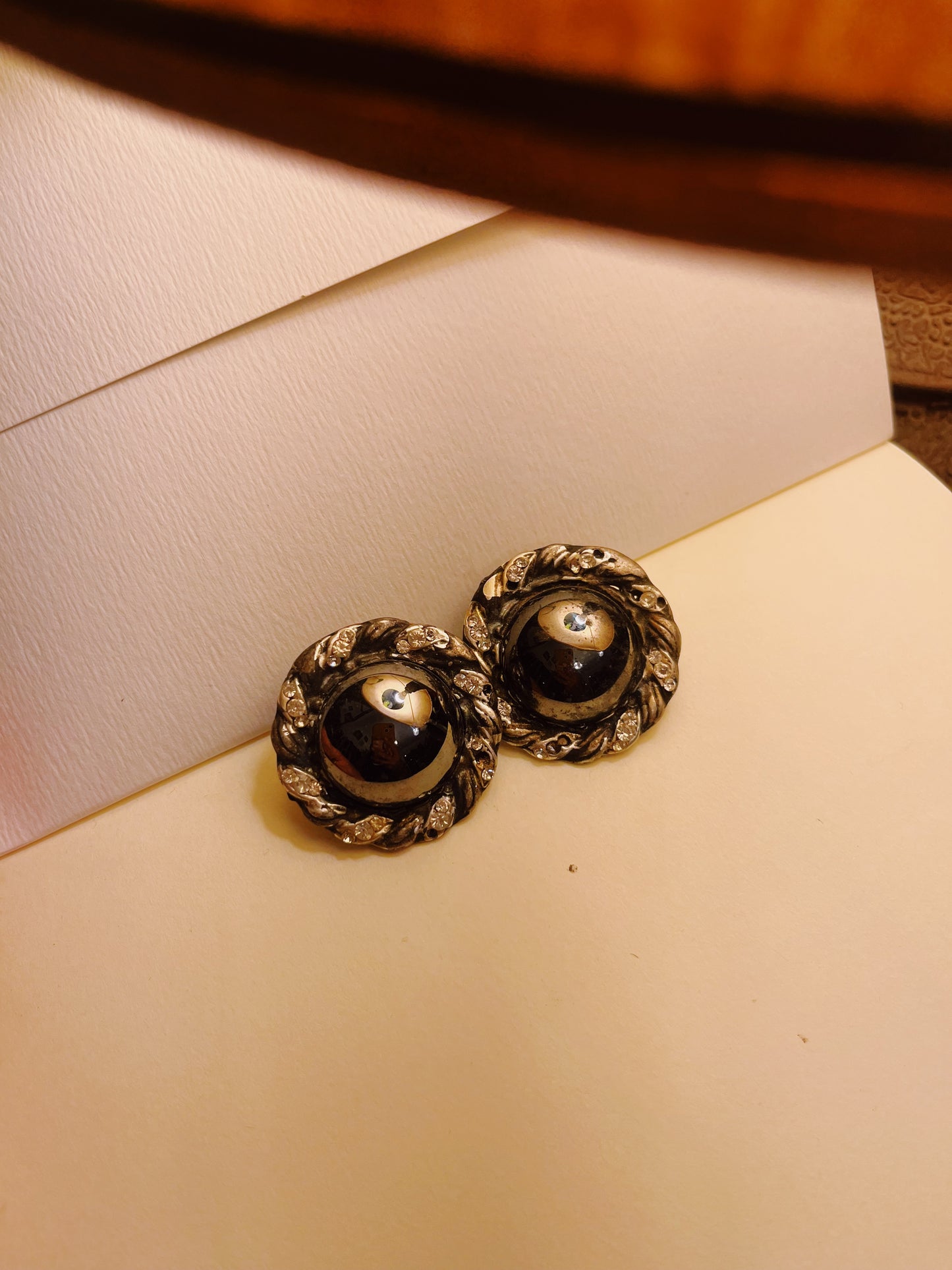 Vintage clip on earrings