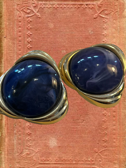 Vintage clip on earrings