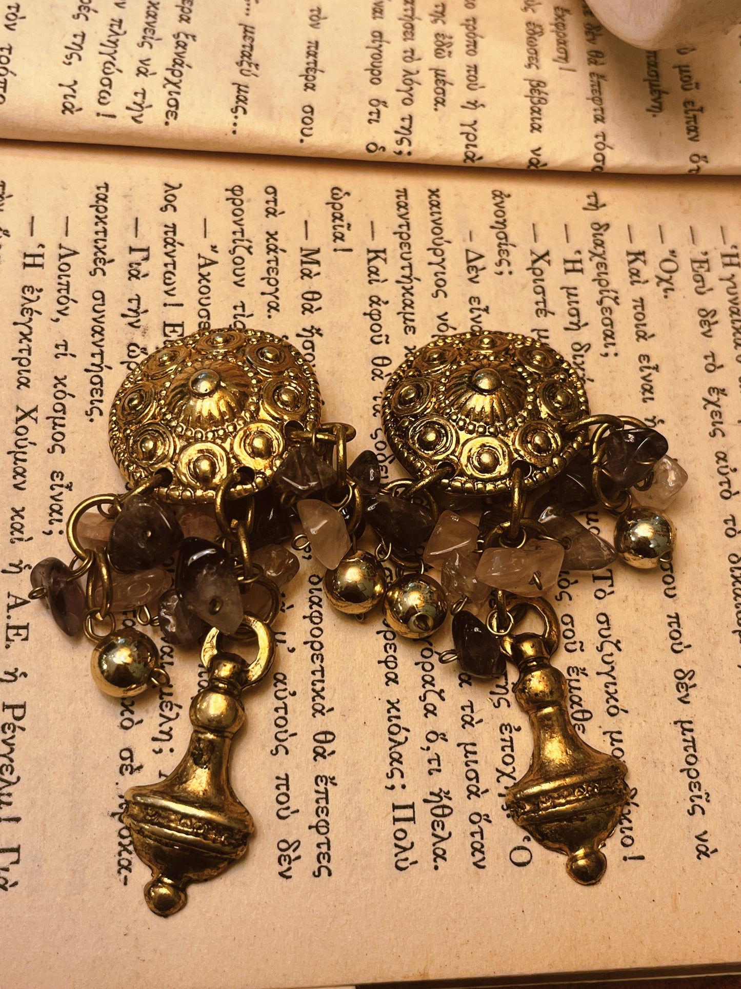 Vintage clip on earrings