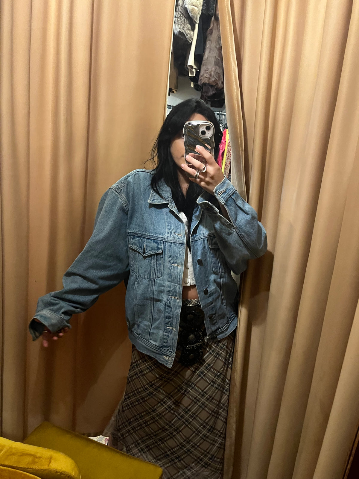 90s denim jacket in light wash