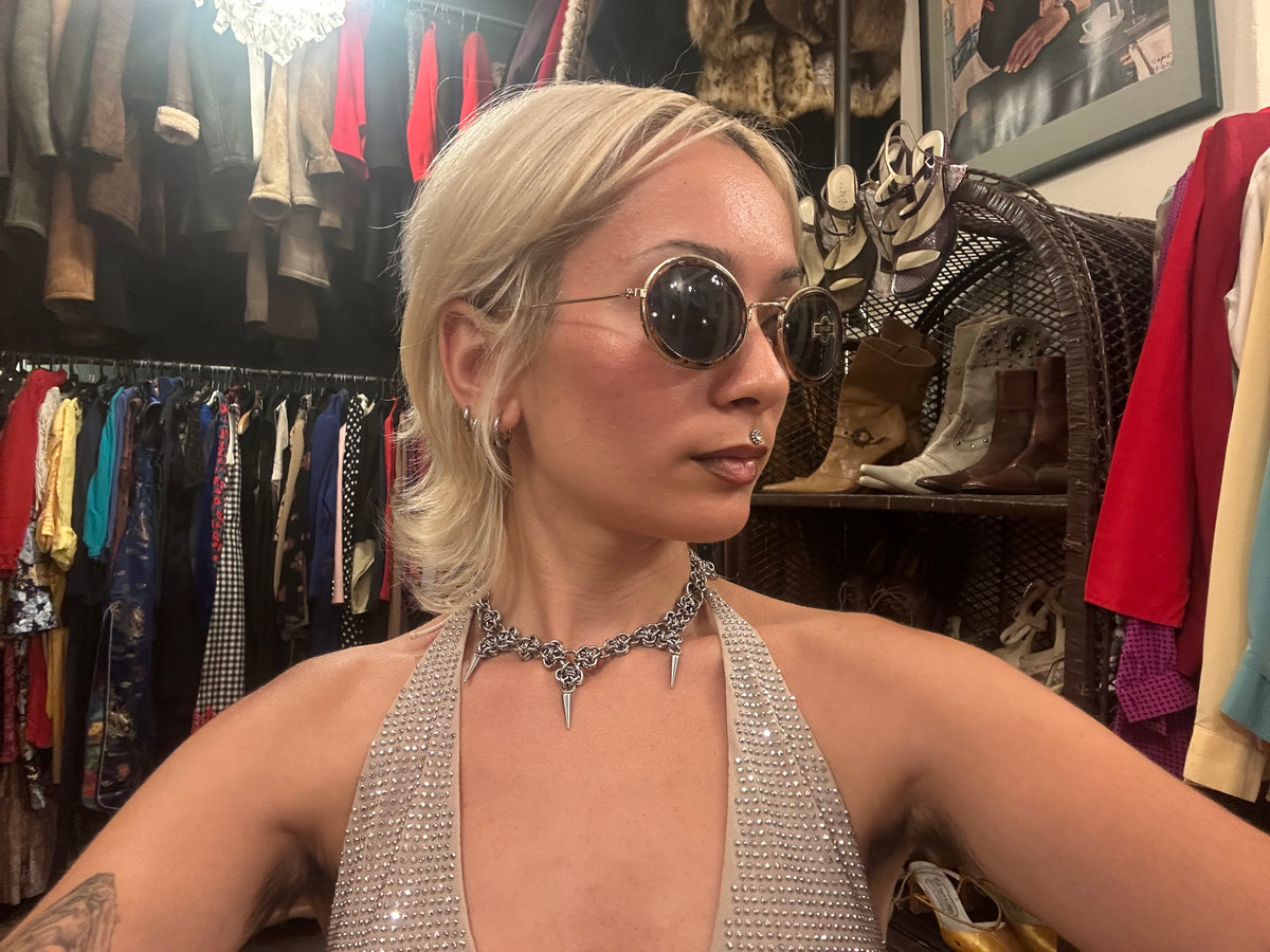 Vintage Tortoise Shell Teashade Sunglasses