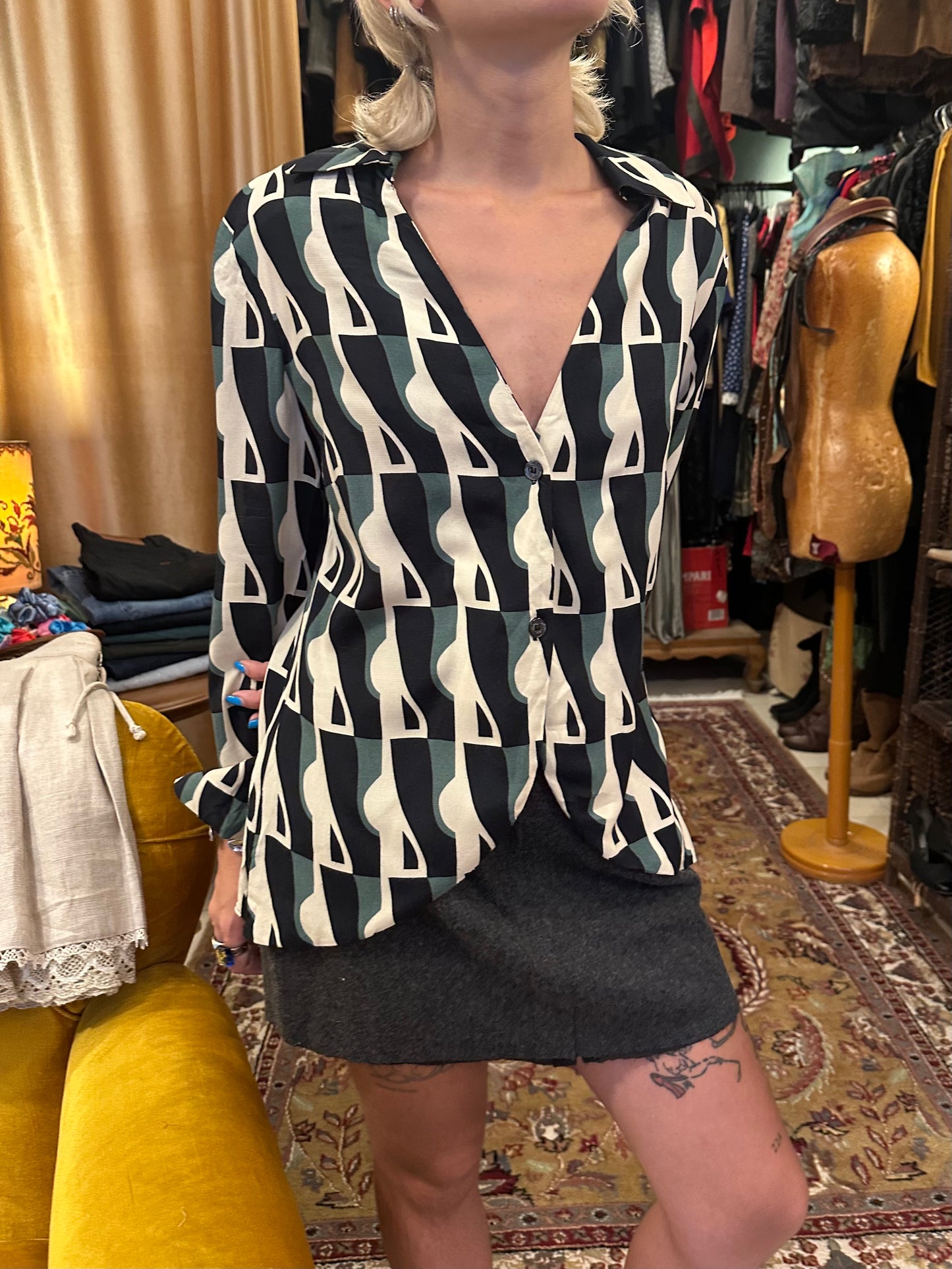 70s Patterned Shirt