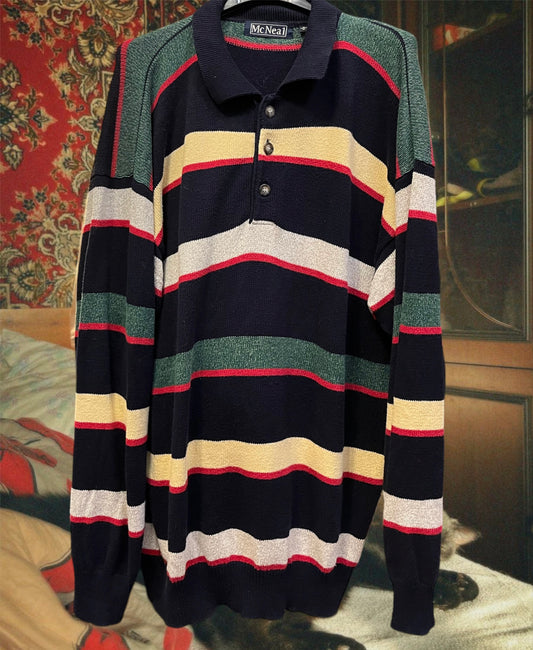 90s vintage striped jumper