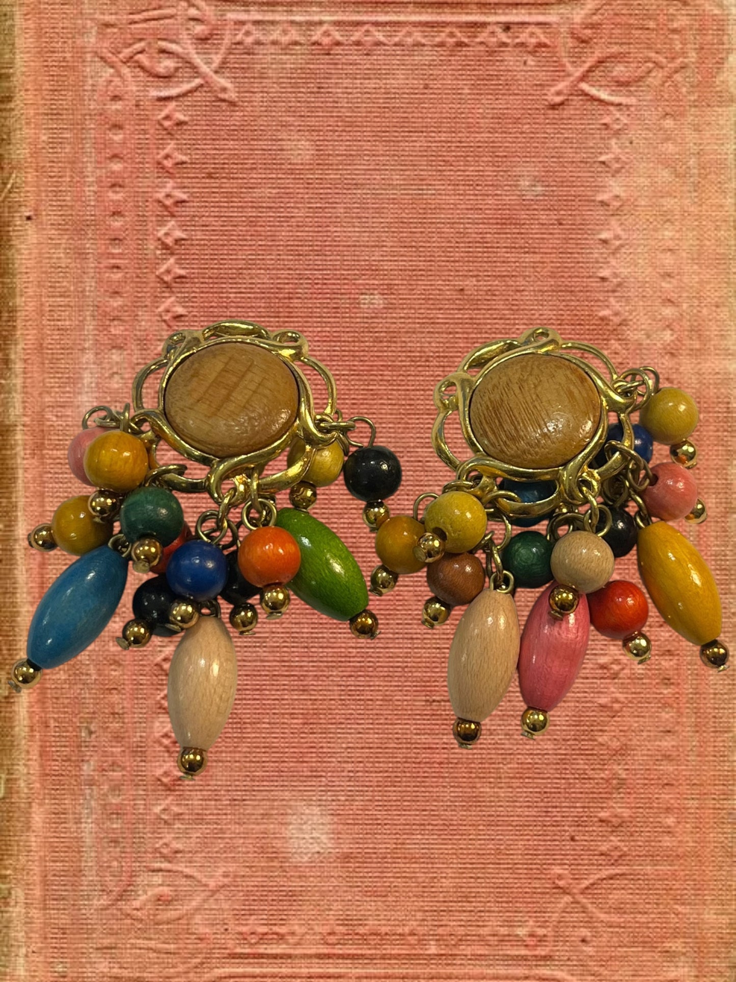 Vintage clip on earrings