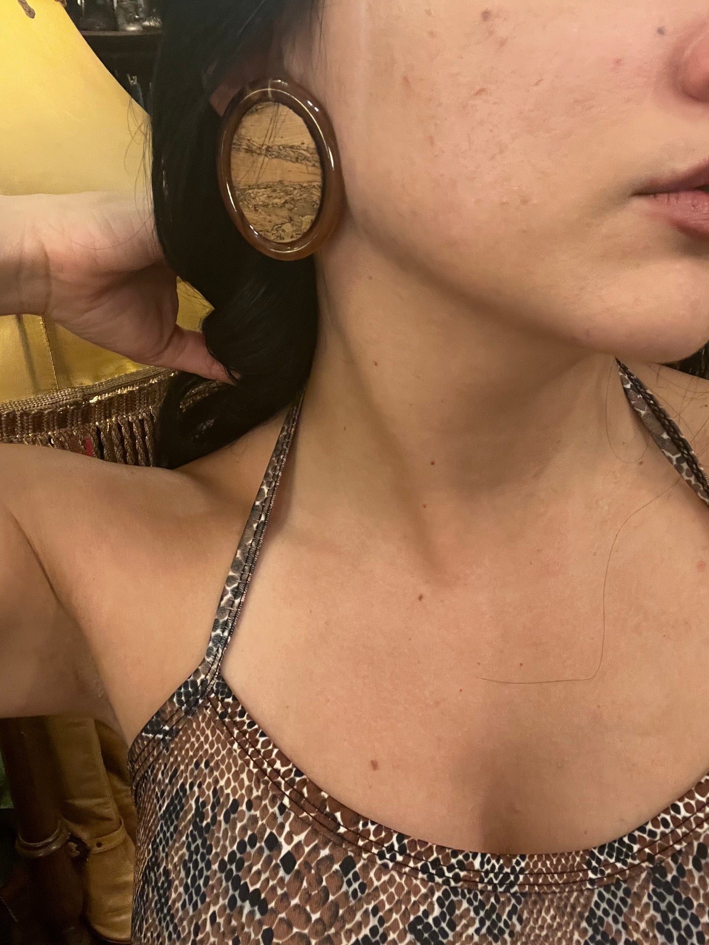 Vintage clip on earrings