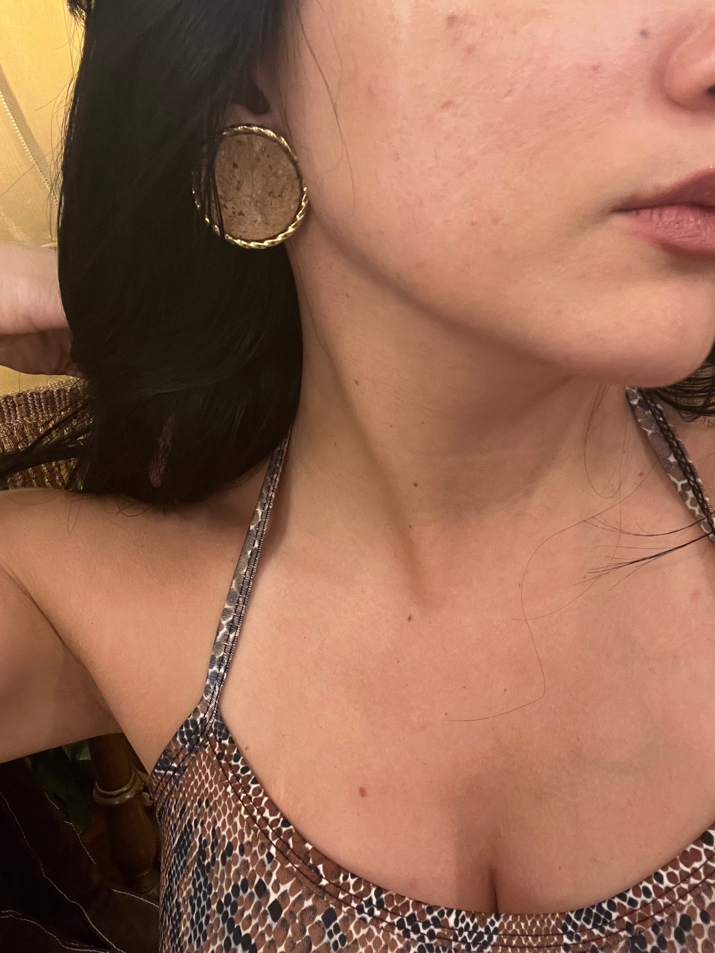 Vintage clip on earrings