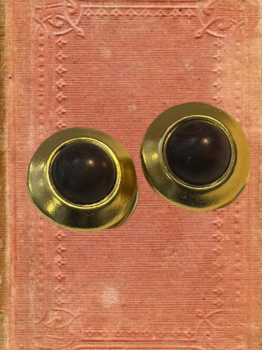 Vintage clip on earrings