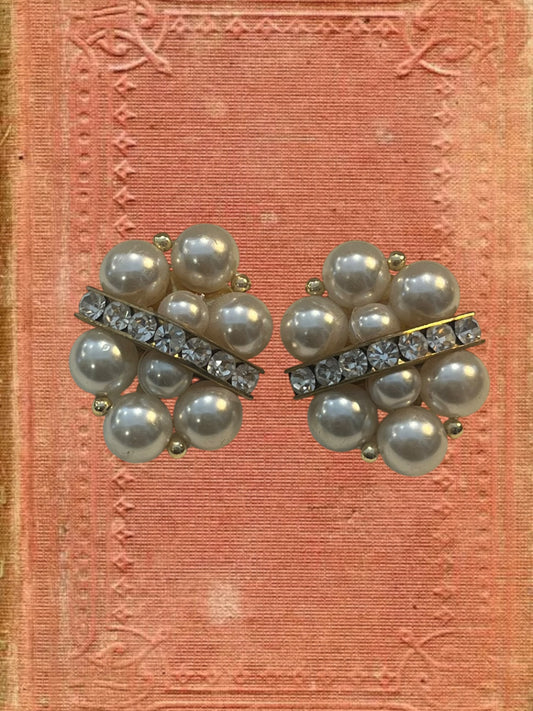 Vintage clip on earrings
