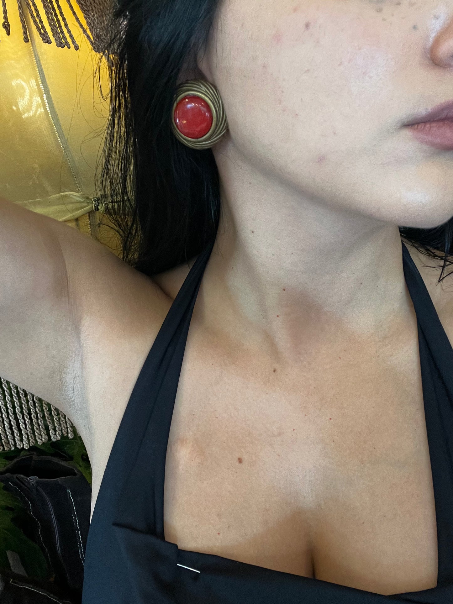 Vintage clip on earrings