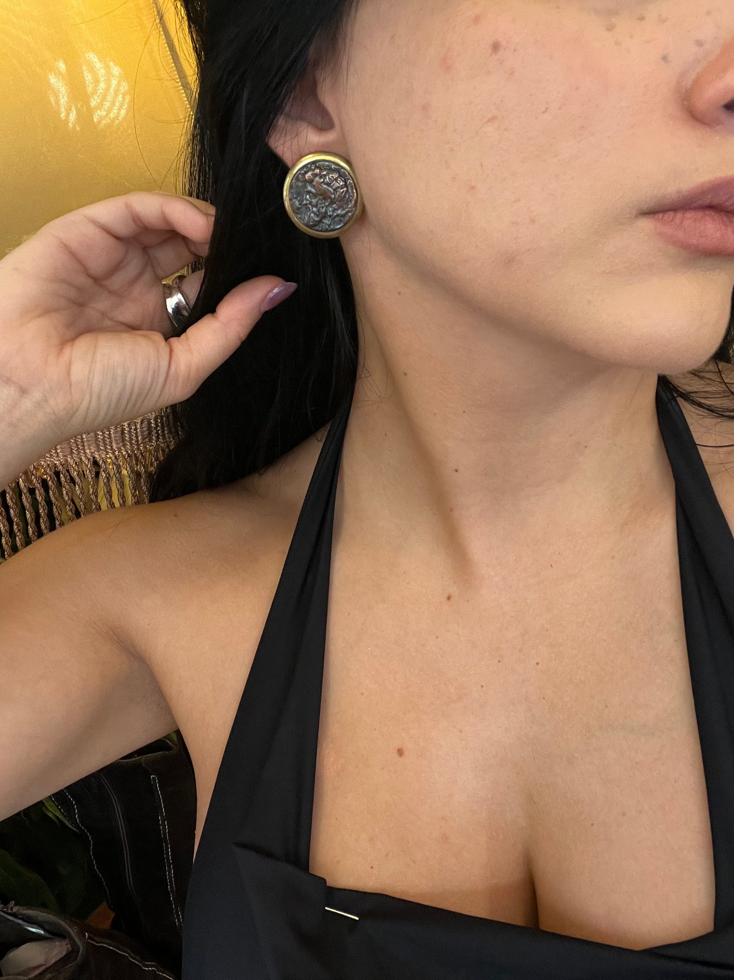 Vintage clip on earrings