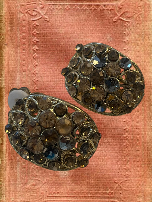 Vintage clip on earrings