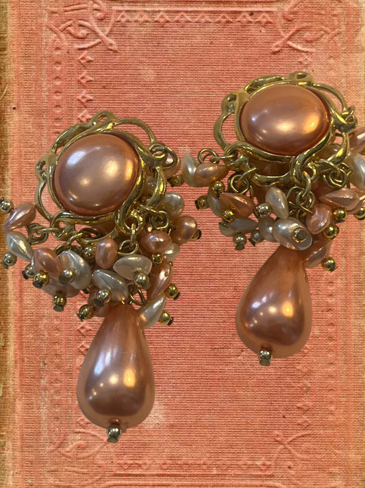 Vintage clip on earrings
