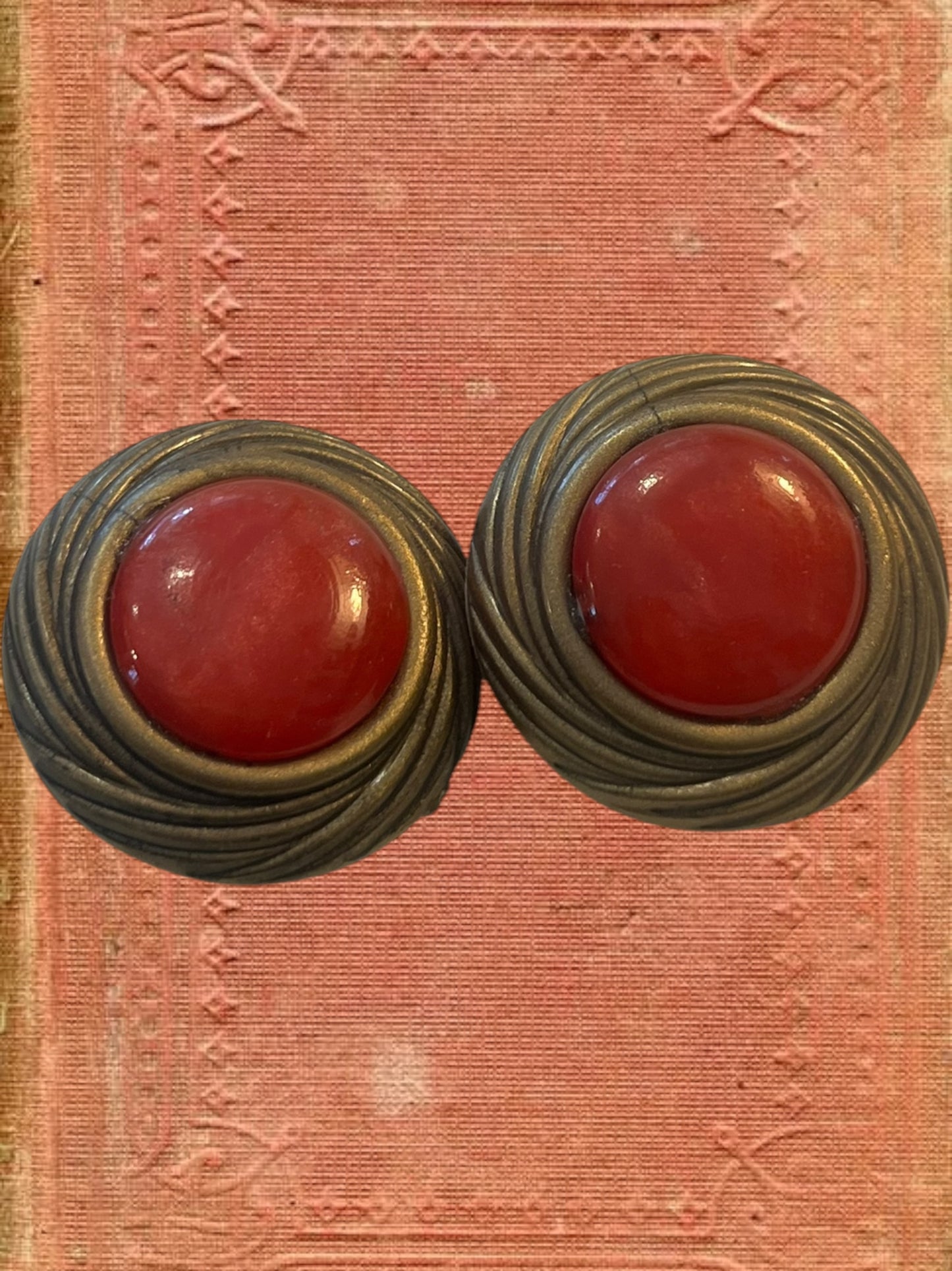 Vintage clip on earrings