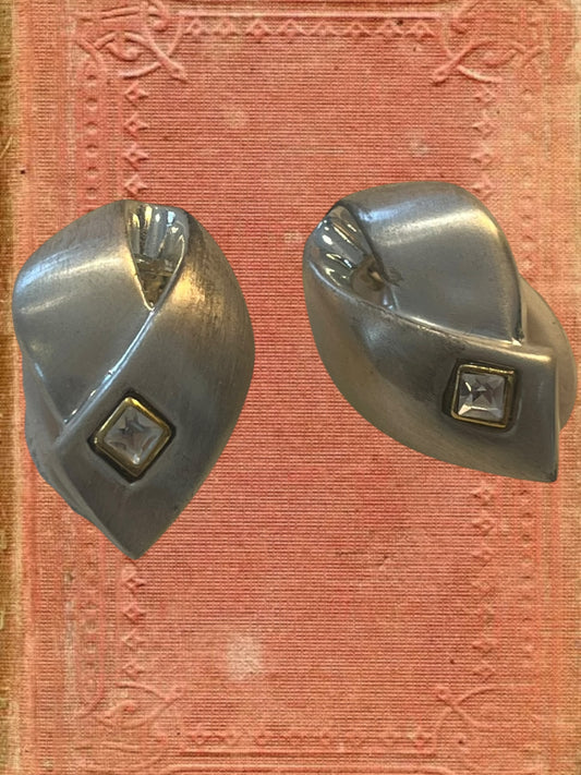 Vintage clip on earrings