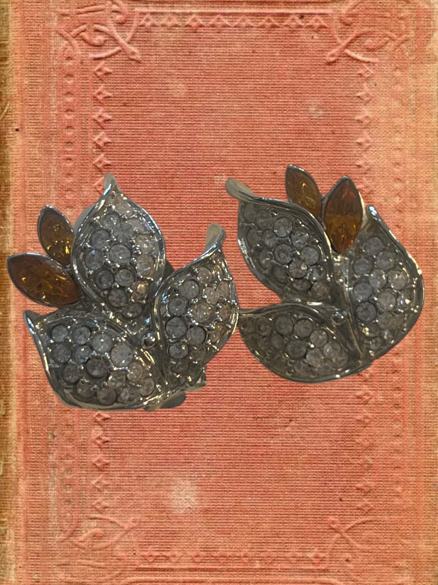 Vintage clip on earrings