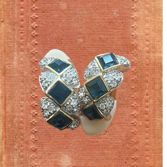 Vintage clip on earrings