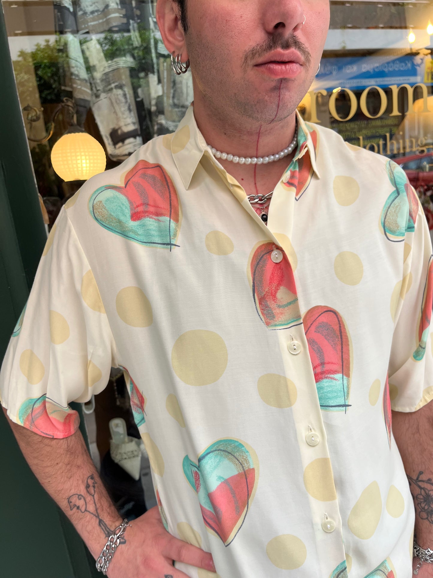 Vintage button up shirt Size M