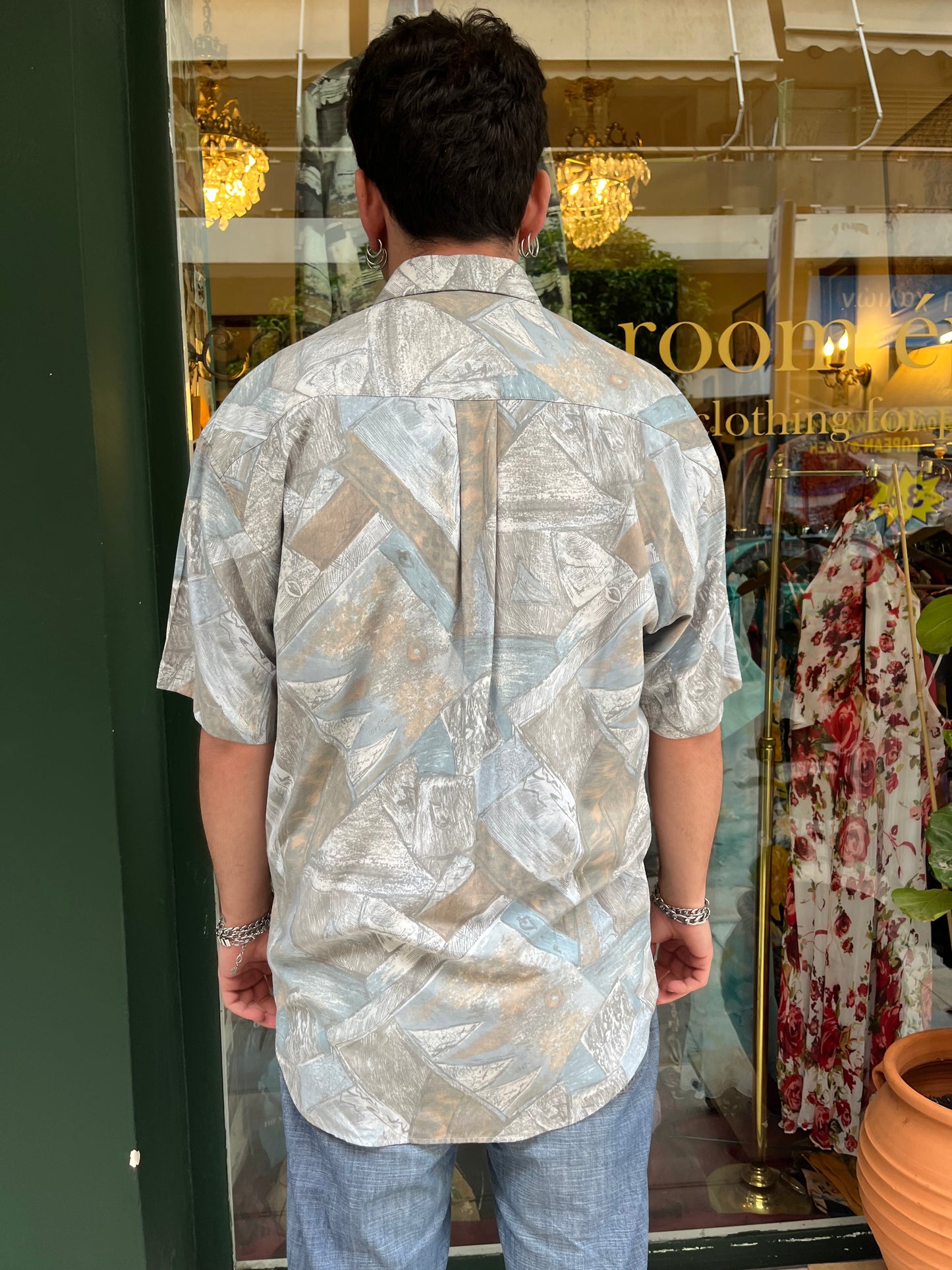 Vintage button up shirt Size L