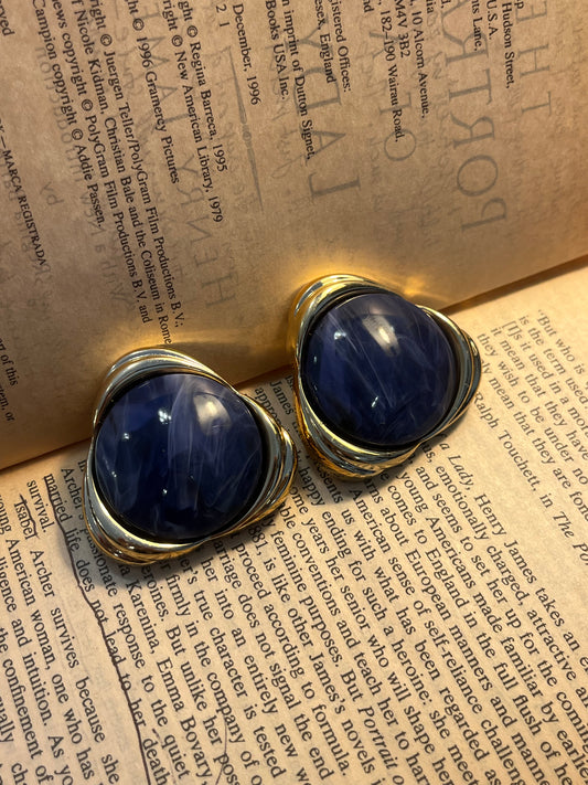 Vintage clip on earrings