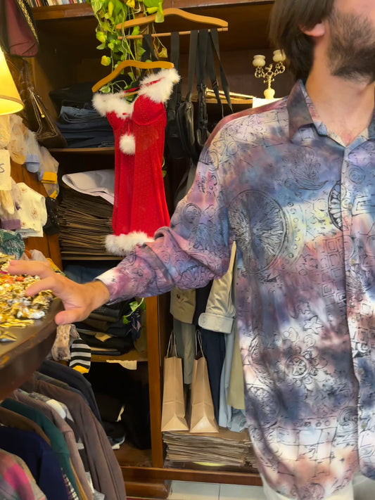 Funky 80s button up shirt