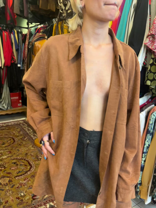 Vintage brown corduroy shirt